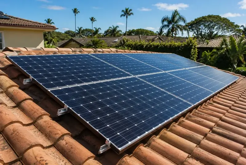 Installation de panneaux solaires à Camélas